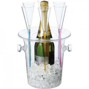 flute a champagne personnalisable avec seau a glace